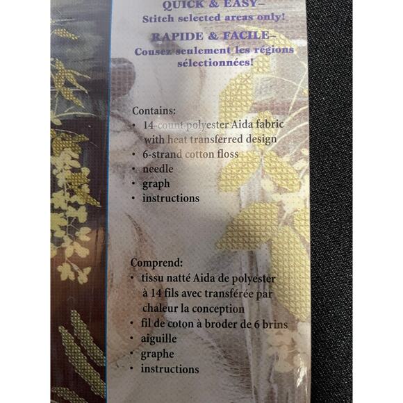 Embellished Counted Cross Stitch, Golden Labrador Retriever Puppies. - Picture 9 of 9